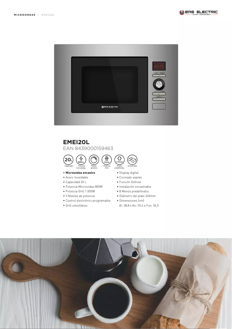 Image de la première page du manuel de l'appareil EMEI20L