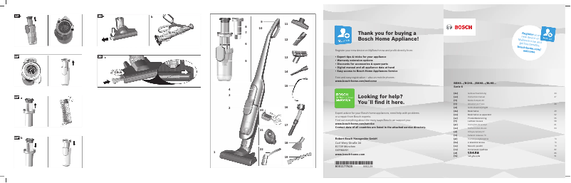 Página 1 del manual Manual de usuario Bosch Athlet Classic BCH85N