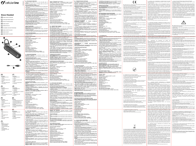 Página 1 del manual Manual de usuario Cellular Line Grace