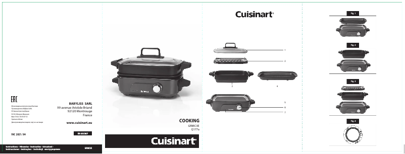 Page 1 de la notice Manuel utilisateur Cuisinart GRMC3E