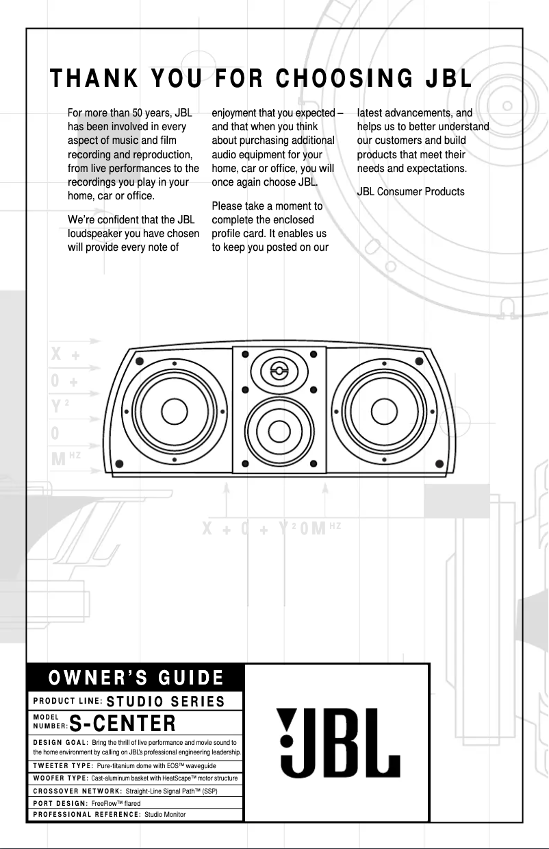 Image de la première page du manuel de l'appareil Synchros S100i