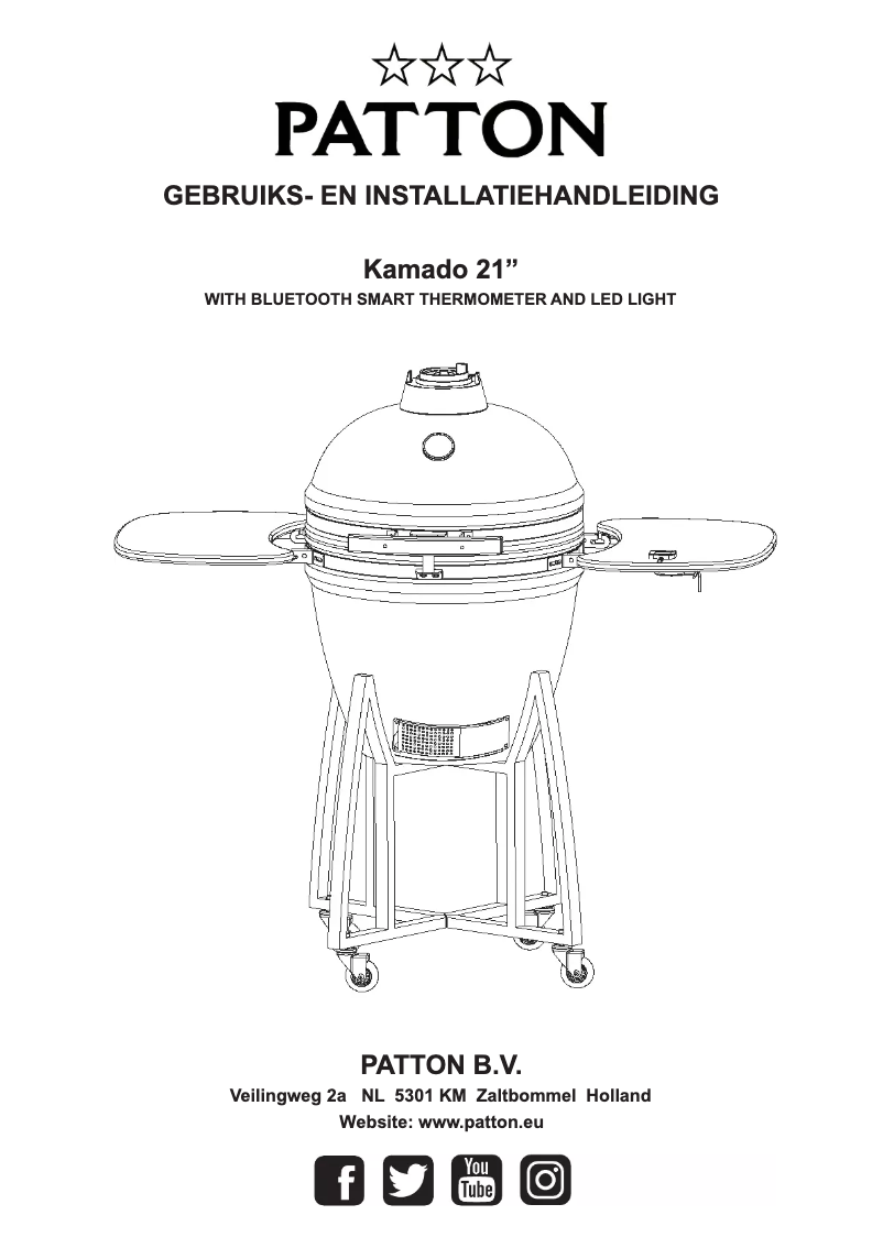 Image de la première page du manuel de l'appareil Kamado