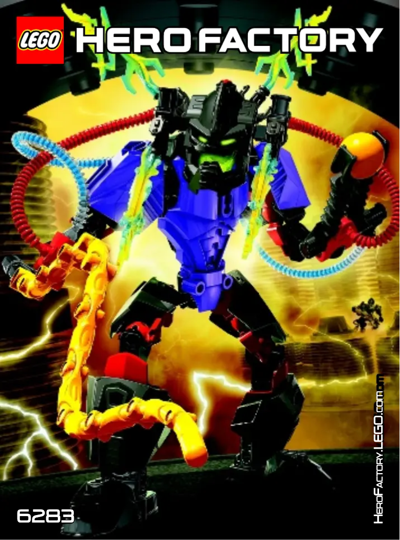 Page 1 de la notice Manuel utilisateur Lego Hero Factory 6283
