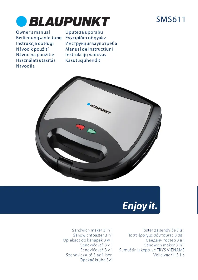 Página 1 del manual Manual de usuario Blaupunkt SMS611