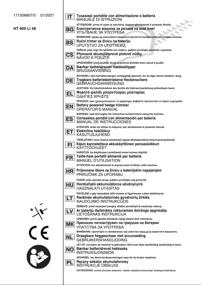 Image de la première page du manuel de l'appareil HT 900e