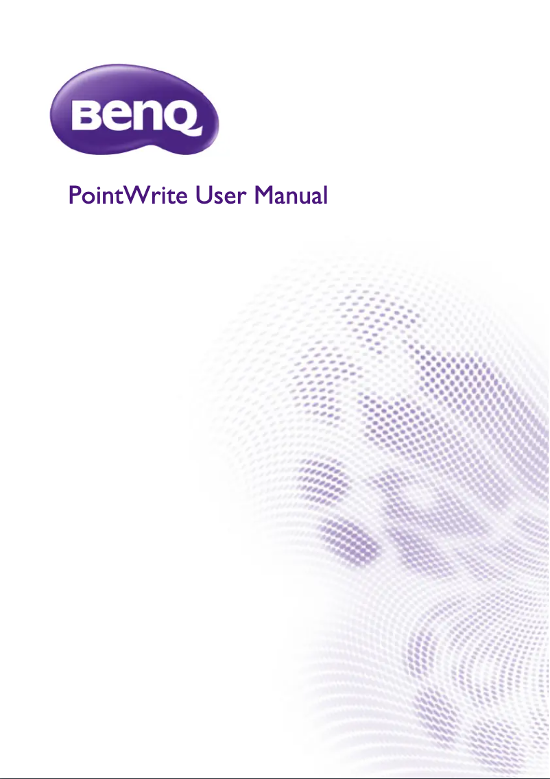 Page 1 de la notice Manuel utilisateur BenQ POINTWRITE-PW20U