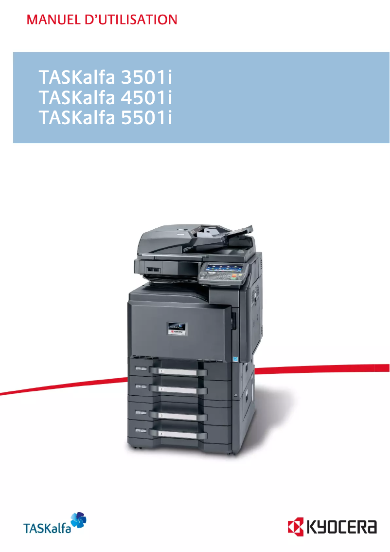 Page 1 de la notice Manuel utilisateur Kyocera TASKalfa 3501i