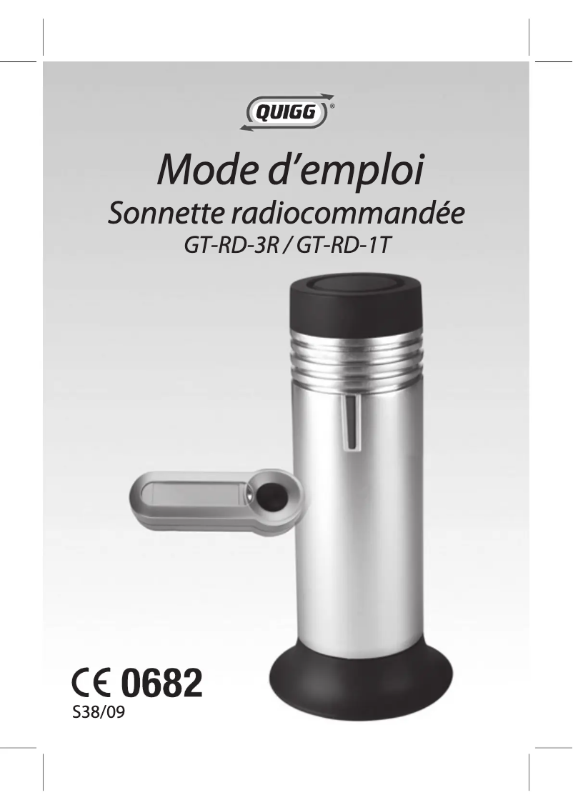 Imagen de la primera página del manual del dispositivo GT-RD-1T