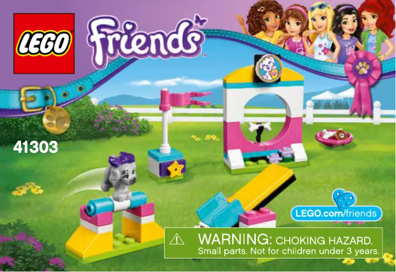 Page 1 de la notice Consignes visuelles Lego Friends 41303