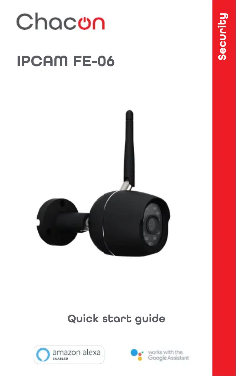 Página 1 del manual Manual de usuario Chacon IPCAM-FE06