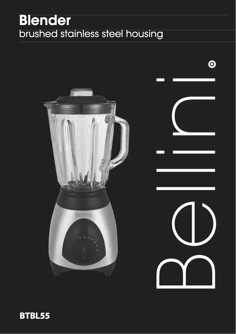 Image de la première page du manuel de l'appareil BTBL55