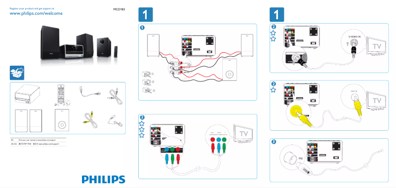 Imagen de la primera página del manual del dispositivo MCD183