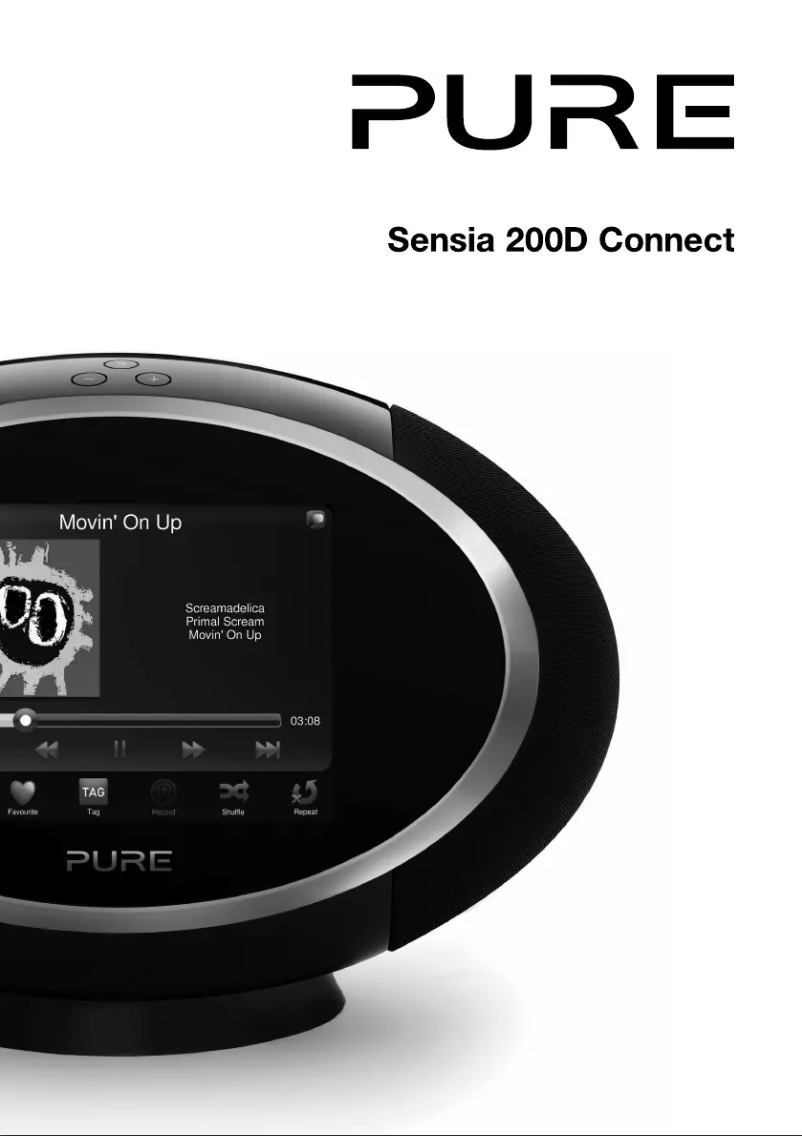Page 1 of the manual User Manual Pure Sensia 200D Connect