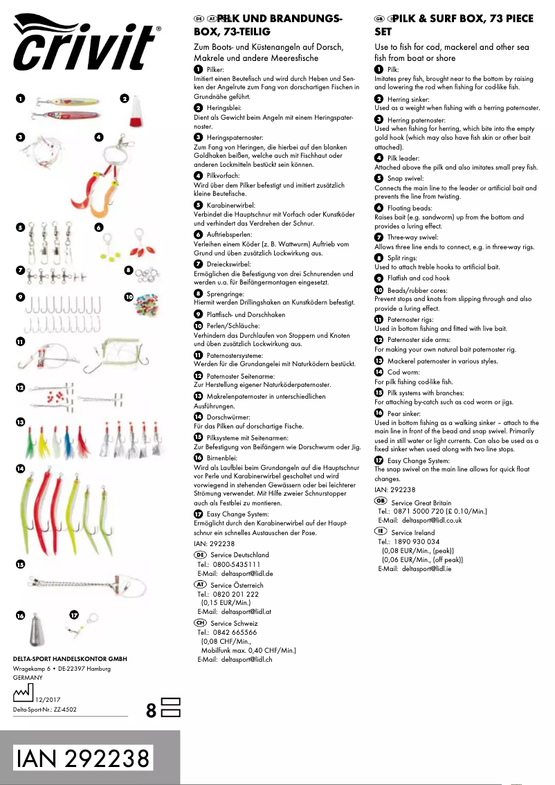 Página 1 del manual Manual de usuario Crivit IAN 292238