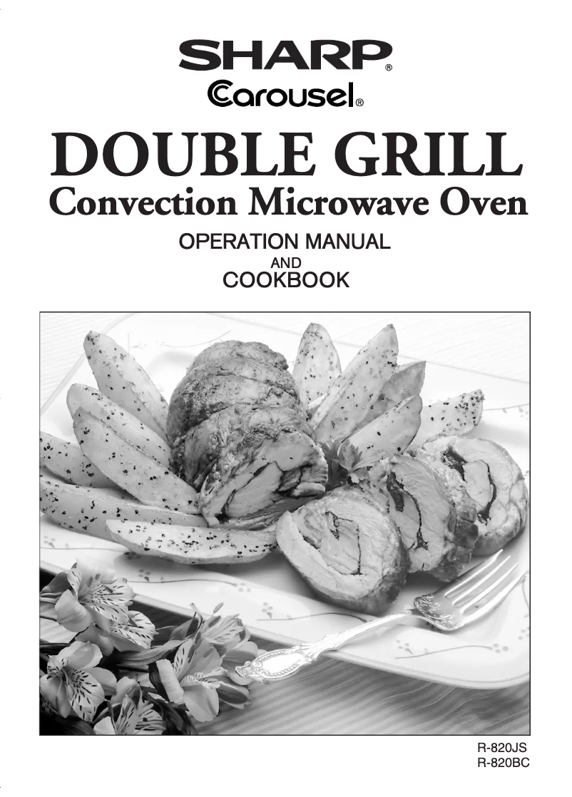 Page 1 de la notice Manuel utilisateur Sharp R-820JS