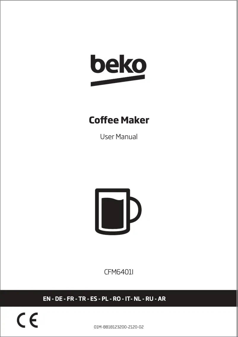 Image de la première page du manuel de l'appareil CFM6401I