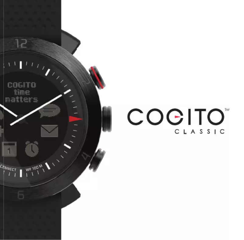 Page n°1 - Manuel utilisateur COGITO Classic Series