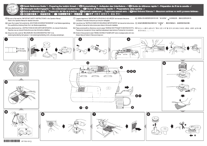 Page 1 of the manual User Manual Brother JK2700NT