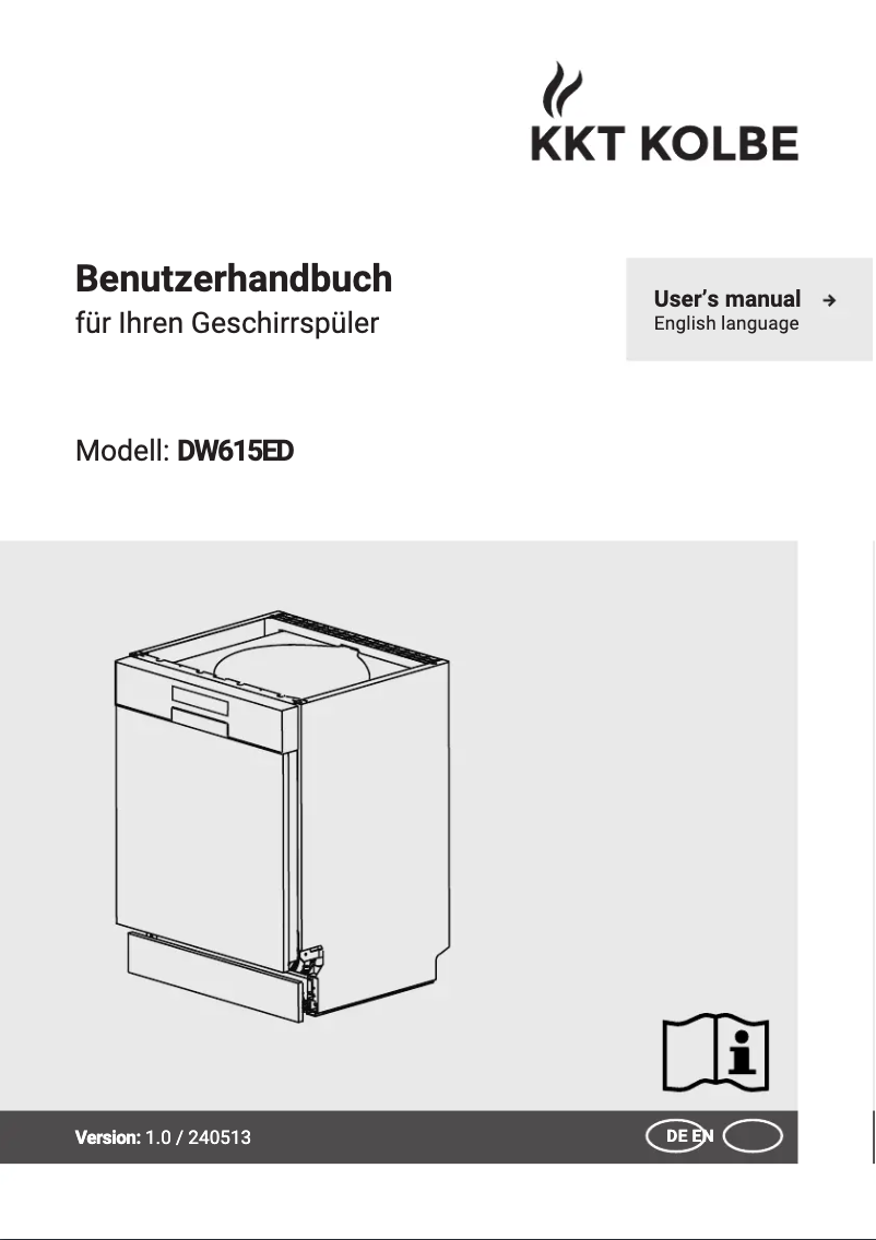 Page 1 de la notice Manuel utilisateur KKT Kolbe DW615ED
