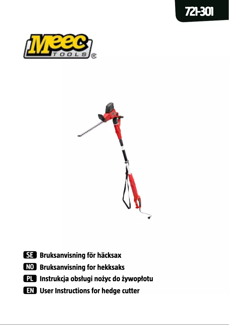 Page 1 de la notice Manuel utilisateur Meec Tools 721-301