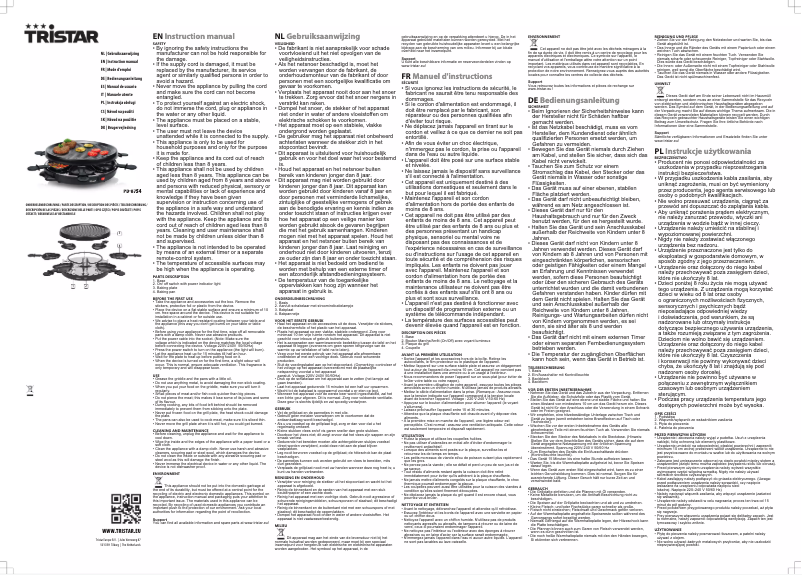 Página 1 del manual Manual de usuario TriStar PD-8754