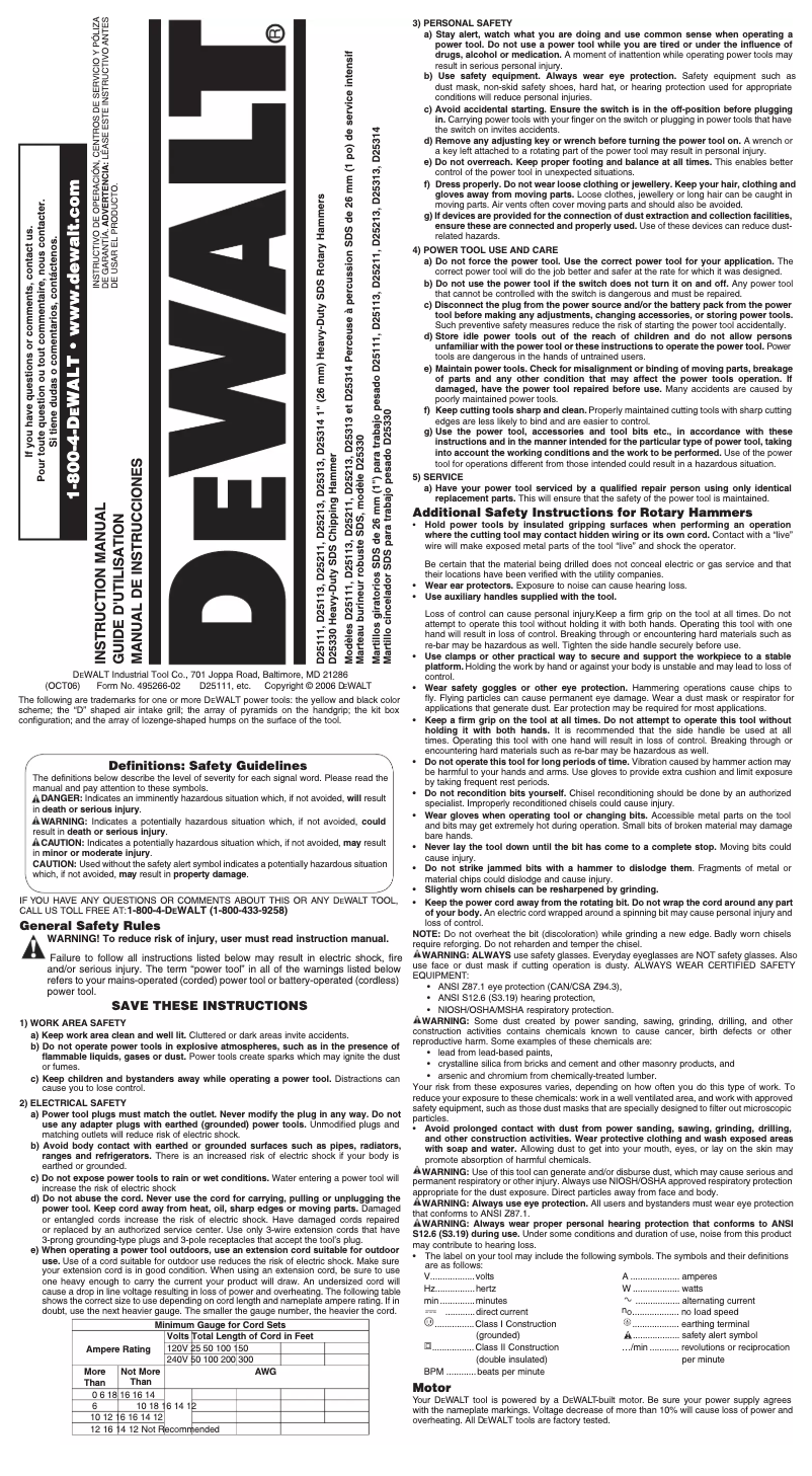 Image de la première page du manuel de l'appareil D25111K