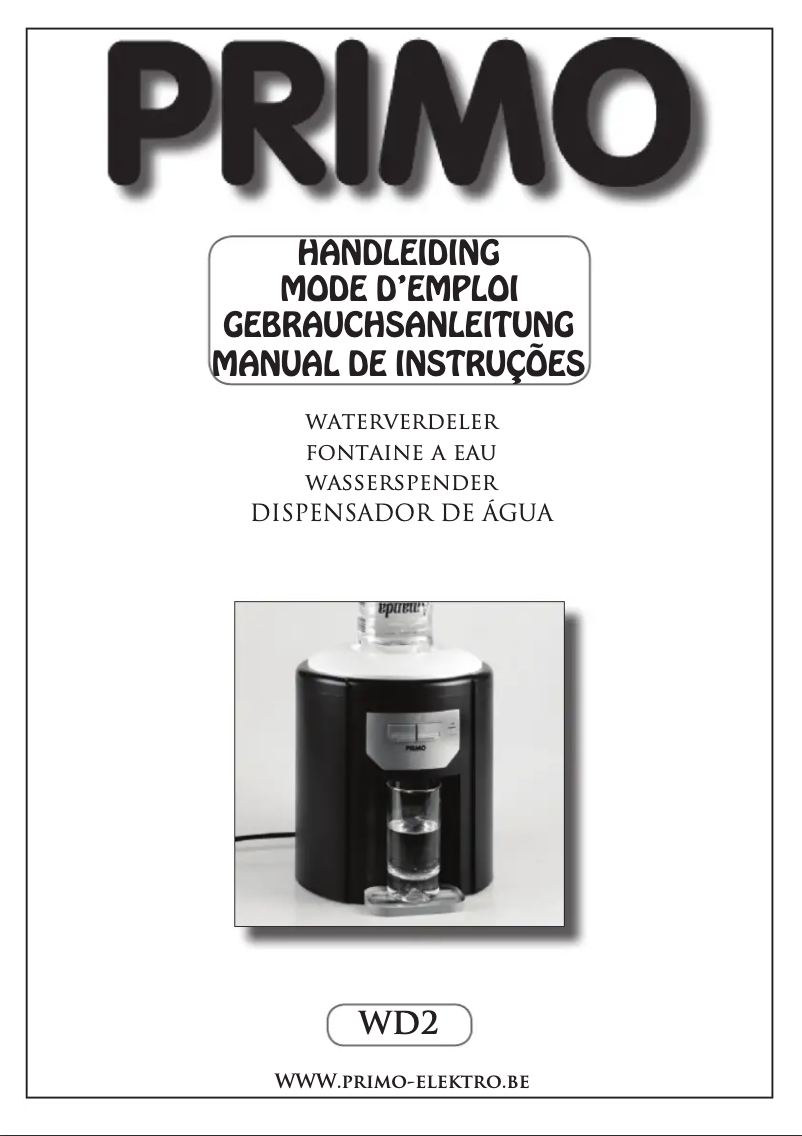 Imagen de la primera página del manual del dispositivo WD2