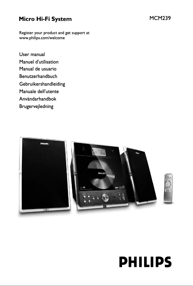 Página 1 del manual Manual de usuario Philips MCM239