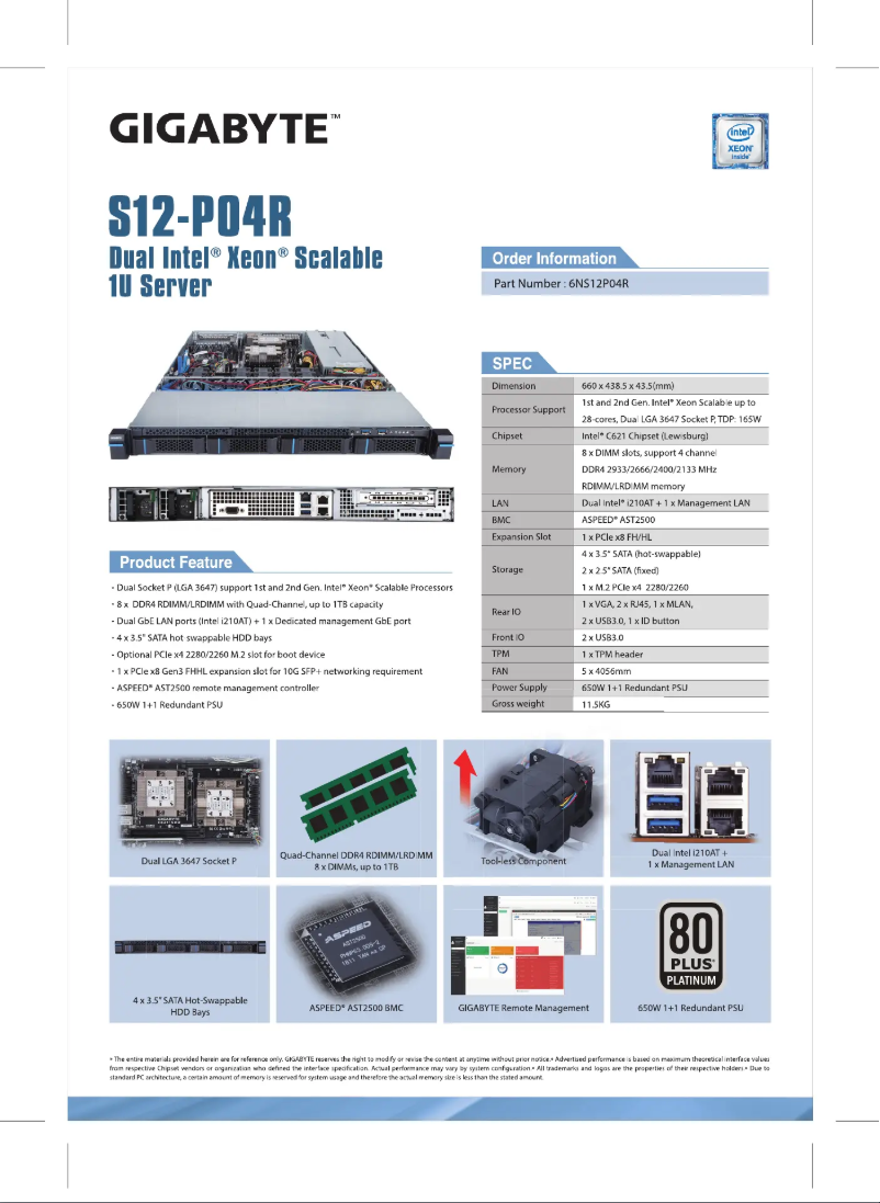 Image de la première page du manuel de l'appareil S12-P04R