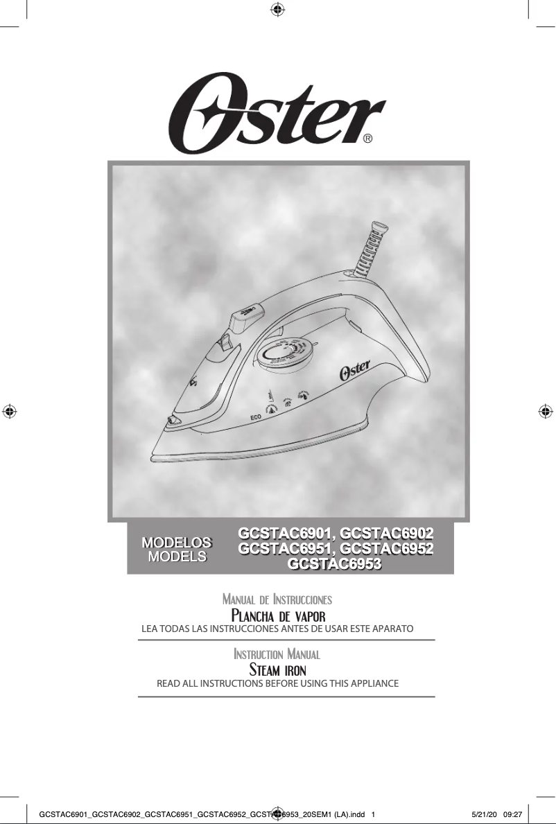 Image de la première page du manuel de l'appareil GCSTAC6952