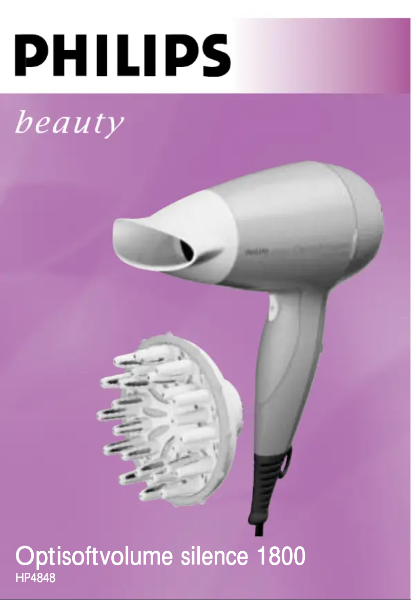 Page 1 de la notice Manuel utilisateur Philips HP4848