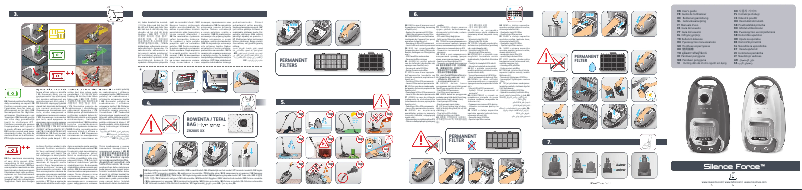 Image de la première page du manuel de l'appareil Silence Force Animal Care Pro TW6477