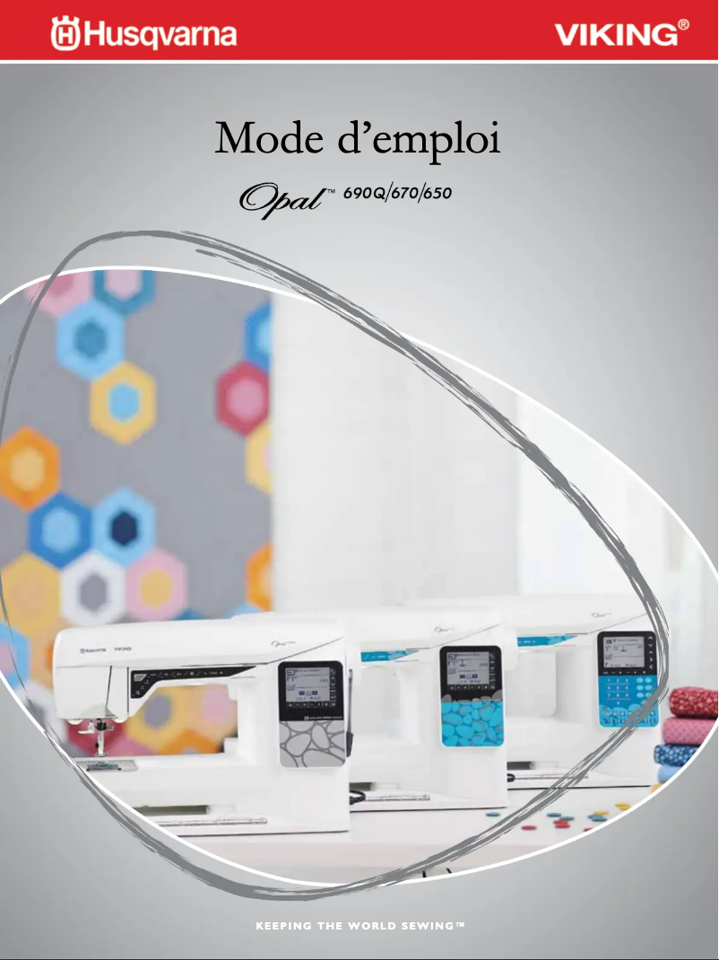 Page n°1 - Manuel utilisateur Husqvarna Opal 690Q