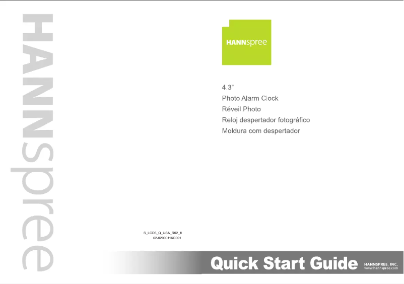 Page n°1 - Manuel utilisateur Hanns.G SG4311SB