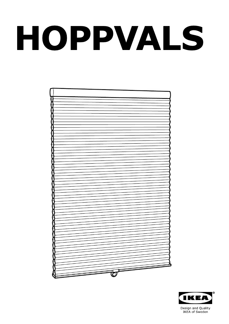 Imagen de la primera página del manual del dispositivo HOPPVALS