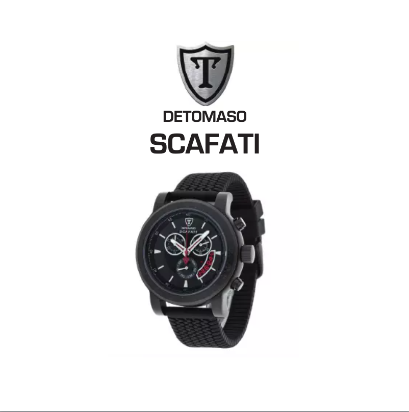 Image de la première page du manuel de l'appareil Scafati