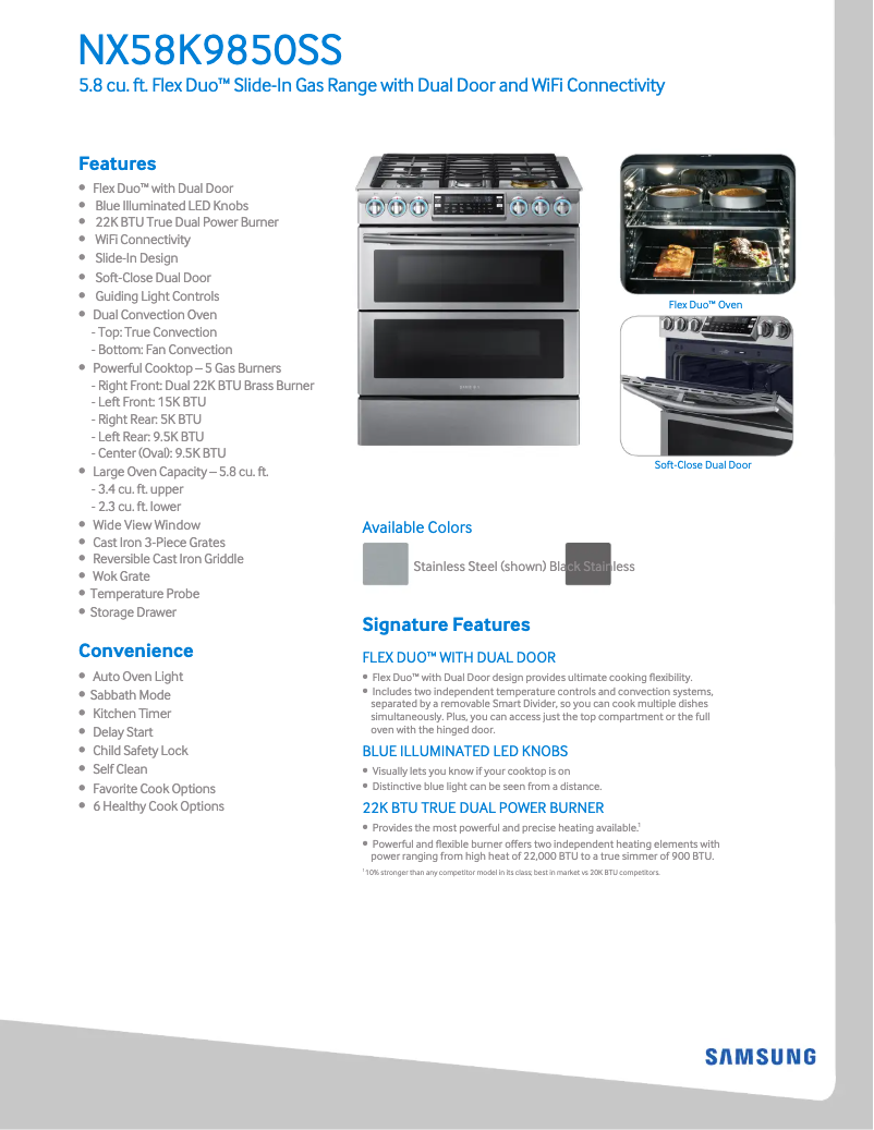 Image de la première page du manuel de l'appareil NX60T8751SG/AA