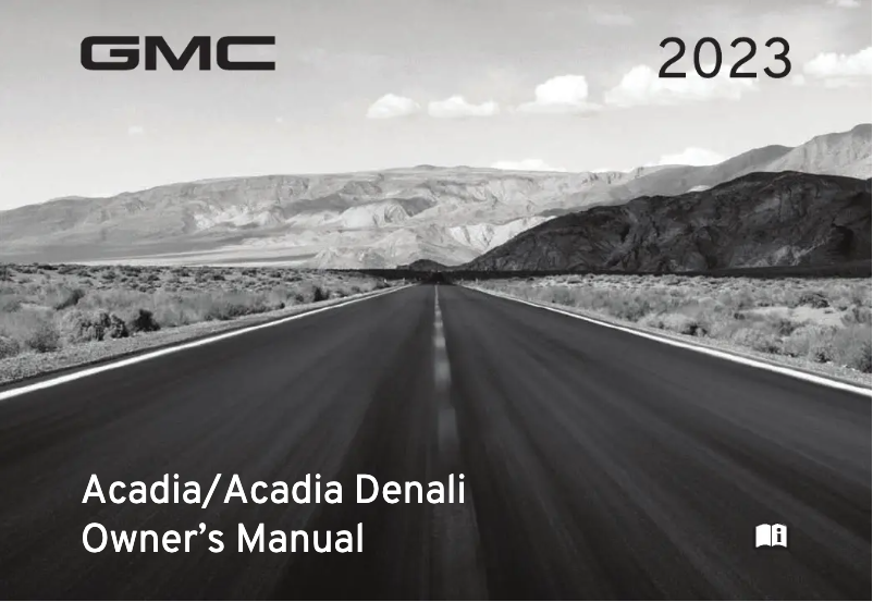 Image de la première page du manuel de l'appareil Acadia (2023)