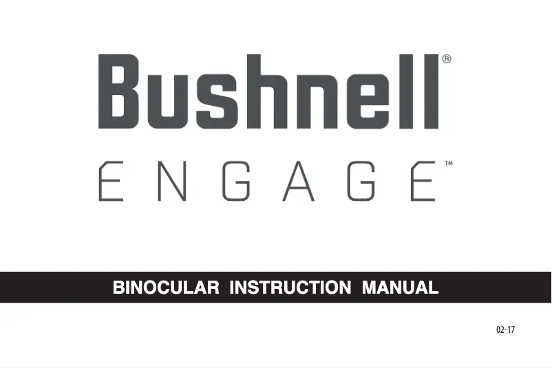 Page n°1 - Manuel utilisateur Bushnell Forge