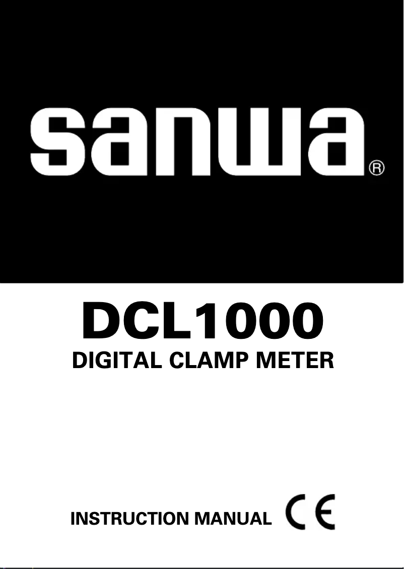 Image de la première page du manuel de l'appareil DCL1000