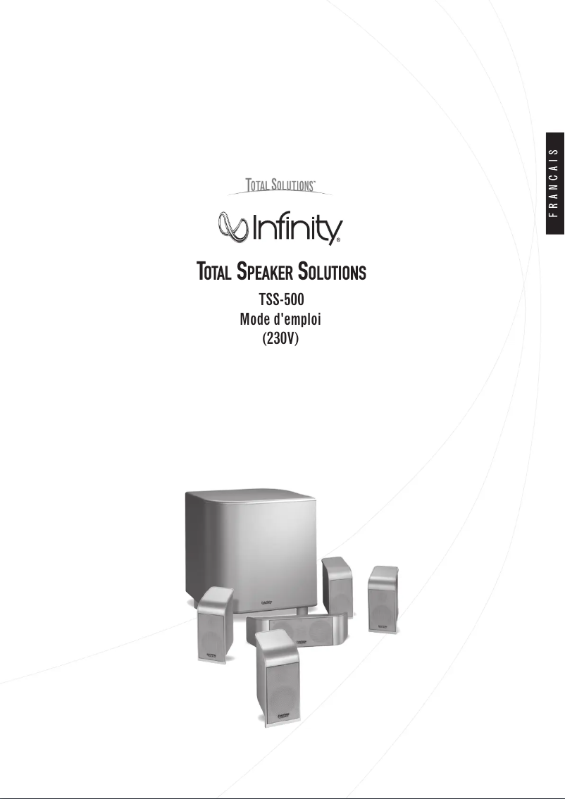 Image de la première page du manuel de l'appareil TSS-500