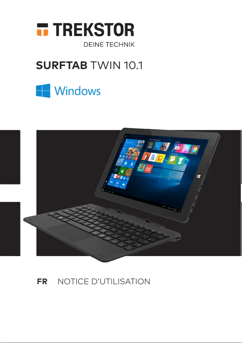 Image de la première page du manuel de l'appareil SurfTab twin 10.1