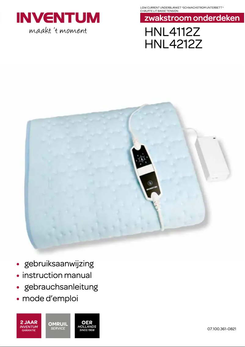 Image de la première page du manuel de l'appareil HNL4112Z