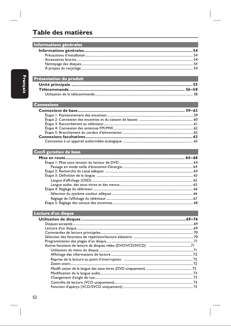 Imagen de la primera página del manual del dispositivo HTS3115