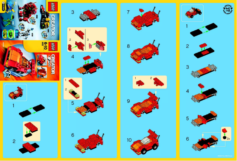 Image de la première page du manuel de l'appareil Creator X Pod 4415