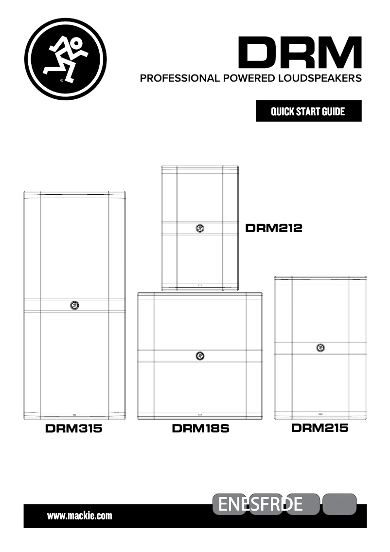 Page n°1 - Guide de démarrage rapide Mackie DRM212-P