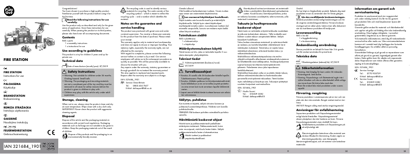 Page 1 de la notice Manuel utilisateur Playtive IAN 321684