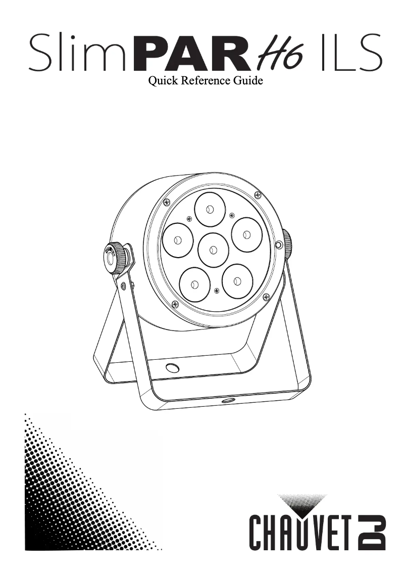 Imagen de la primera página del manual del dispositivo SlimPAR H6 ILS