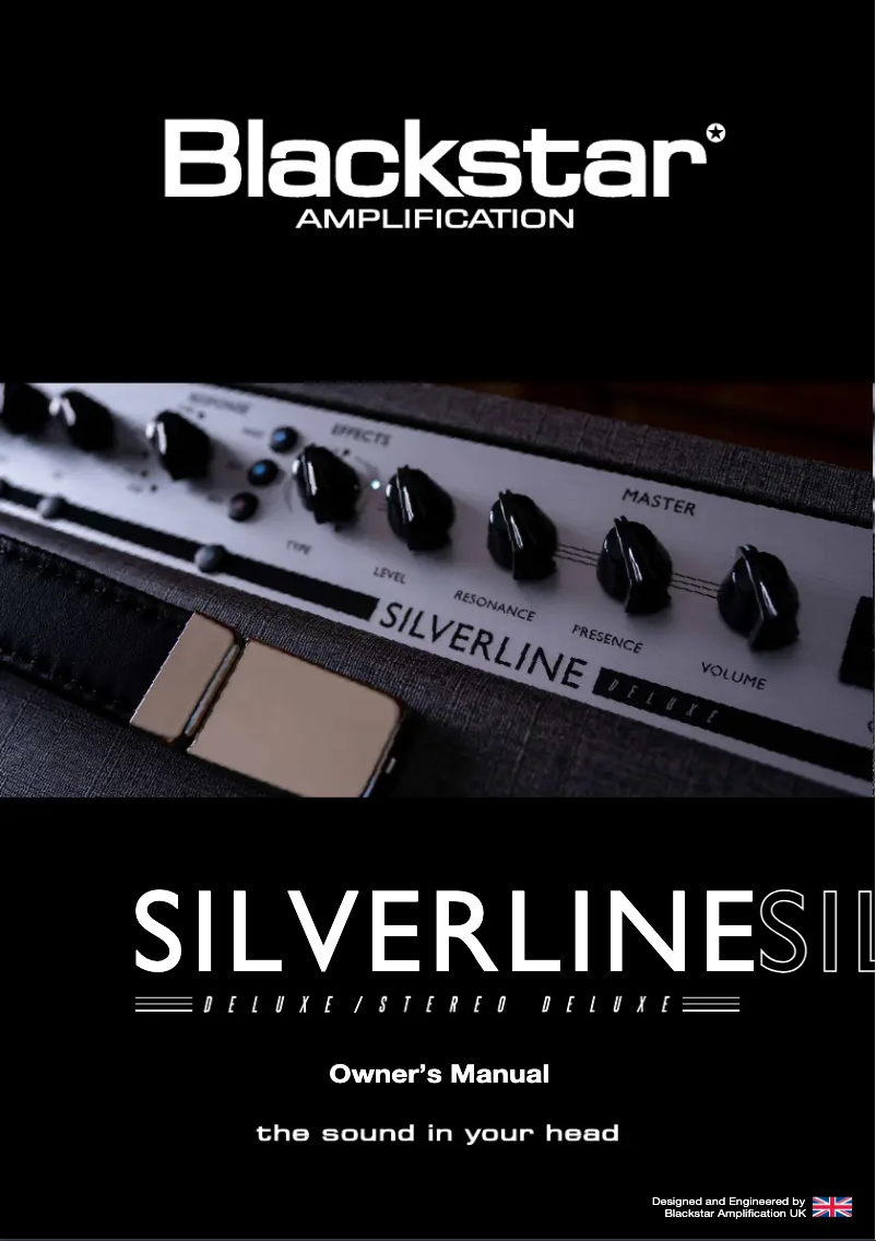 Page n°1 - Manuel utilisateur Blackstar Silverline