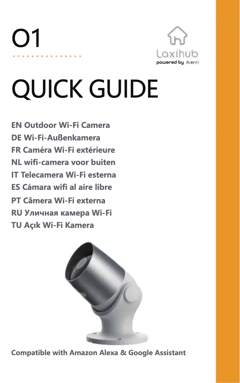 Page n°1 - Manuel utilisateur Laxihub O1